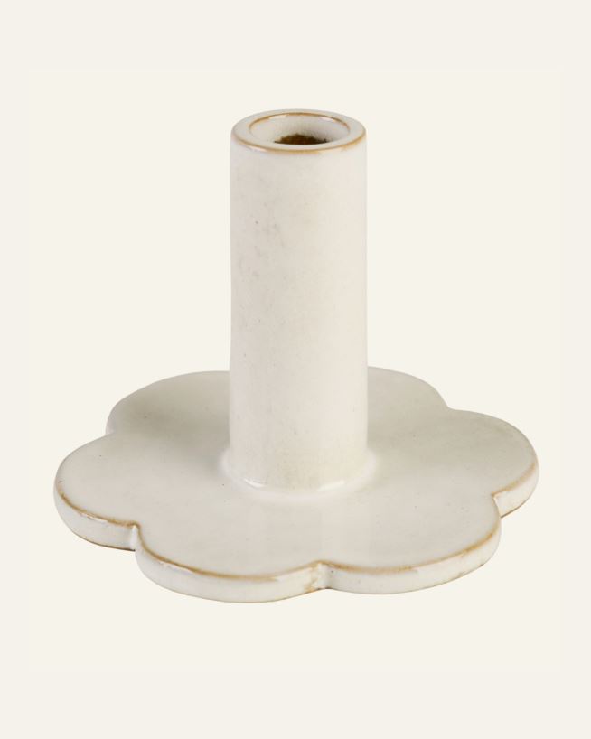 Ljusstake offwhite - 13x13x11 cm offwhite - 1