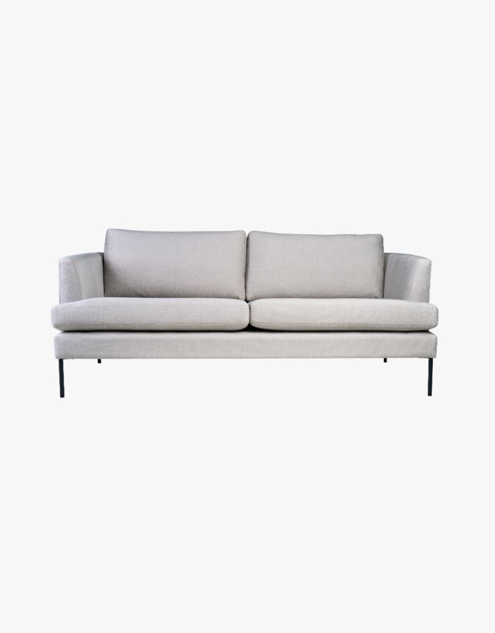 3-sits soffa beige - 189x94x80 cm beige - 1