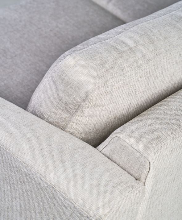 3-sits soffa beige - 189x94x80 cm beige - 1