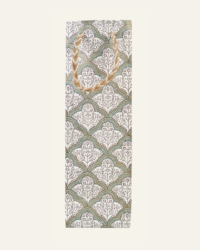 Presentpåse ljusblå - 11,4x35,5x9,5 cm ljusblå - 1
