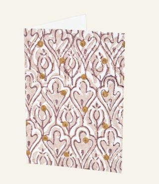 Asha kort med kuvert ljusbrun