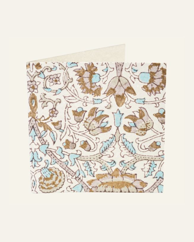 Kort med kuvert multi/beige - 8,9x12,7 cm multi/beige - 1
