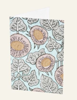 Asha kort med kuvert multi/blå