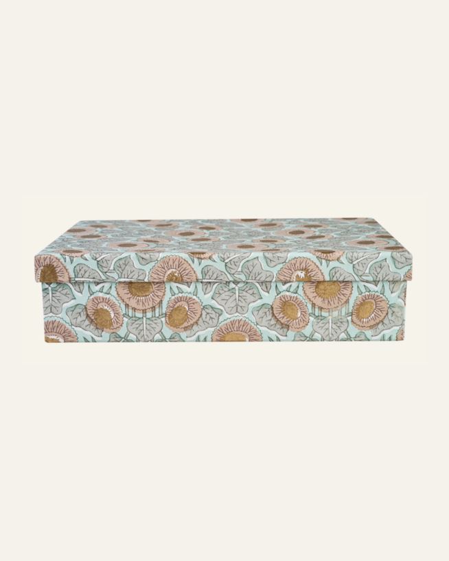 Dokument box a4 multi/blå - 31,75x21,6x7,6 cm multi/blå - 1