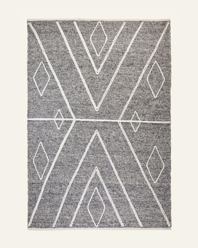 Ullmatta mörkgrå - 160x230 cm mörkgrå - 1