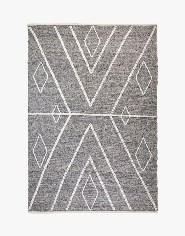 Ullmatta mörkgrå - 160x230 cm mörkgrå - 1