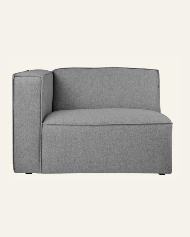 Modul 1,5-sits med vänster armstöd grå - 110x93x73 cm grå - 1