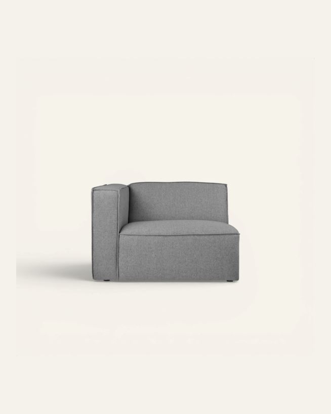 Modul 1,5-sits med vänster armstöd grå - 110x93x73 cm grå - 1