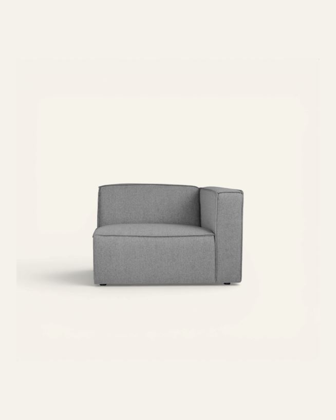 Modul 1,5-sits armstöd höger grå - 110x93x73 cm grå - 1