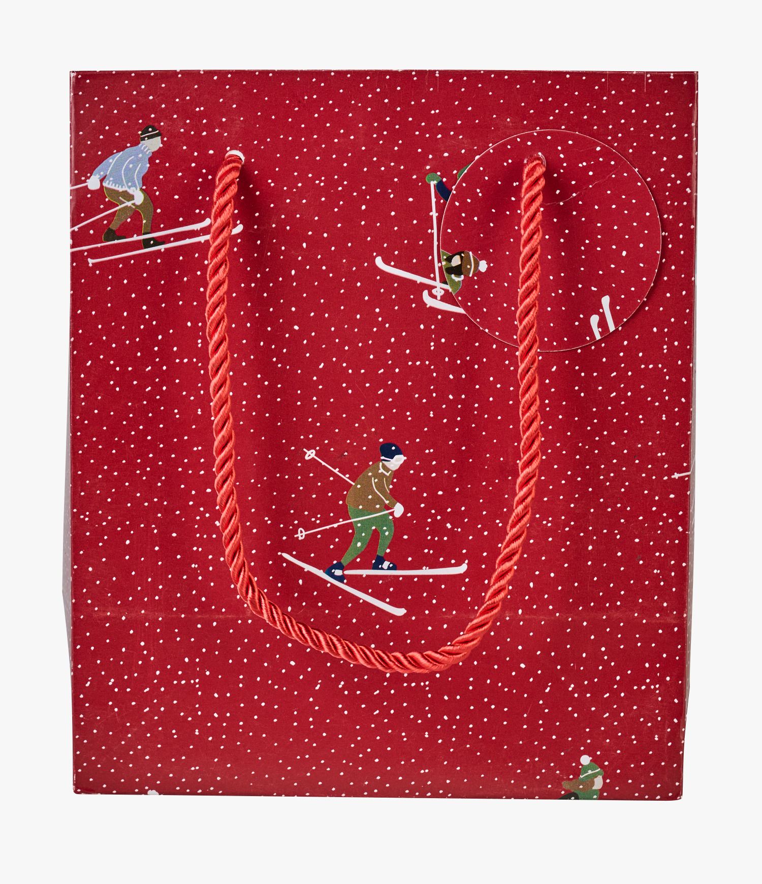 Presentpåse röd - 17x20x10 cm röd - 1