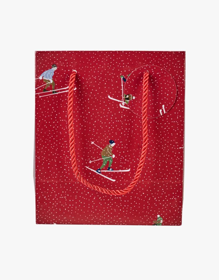 Presentpåse röd - 17x20x10 cm röd - 1