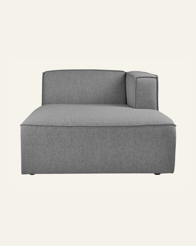 Modul schäslong höger grå - 154x114x73 cm grå - 1