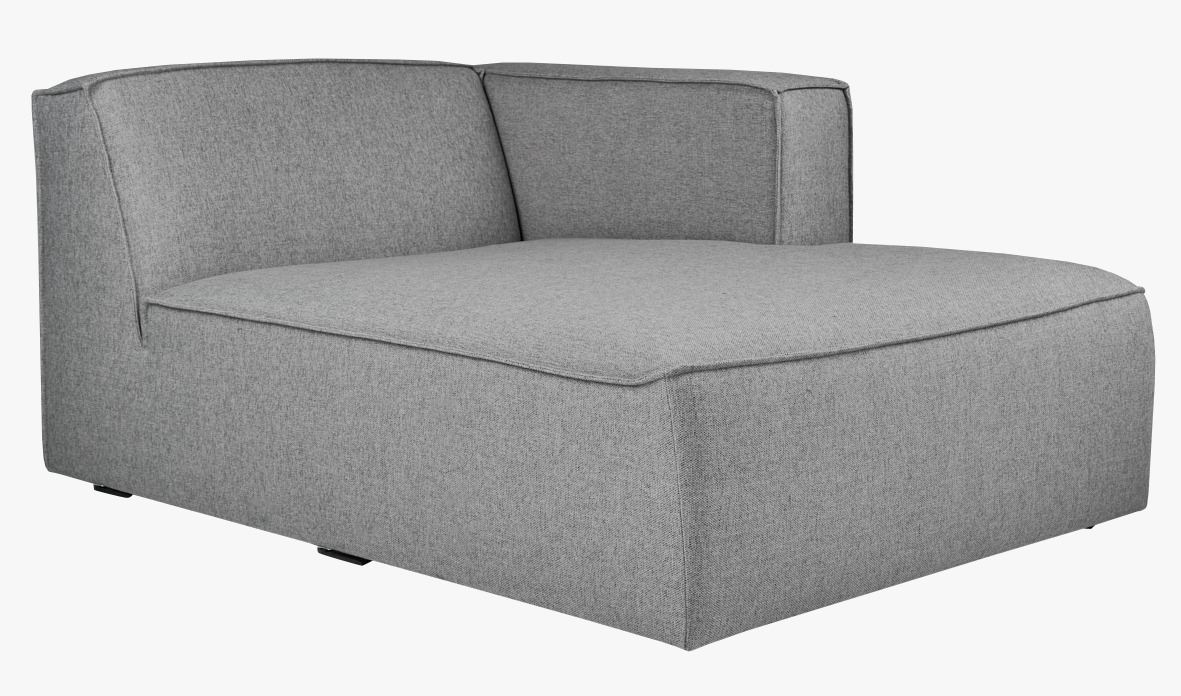 Modulsoffa schäslong höger grå - 2