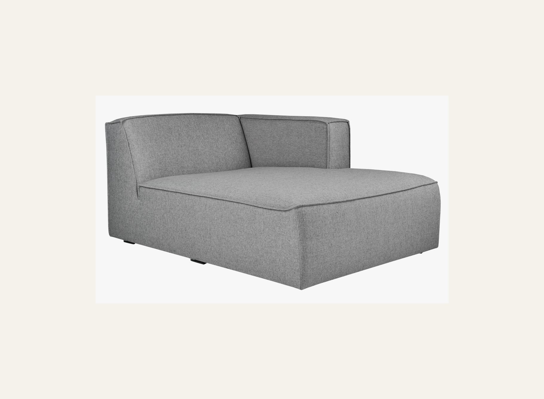 Modulsoffa schäslong höger grå - 2
