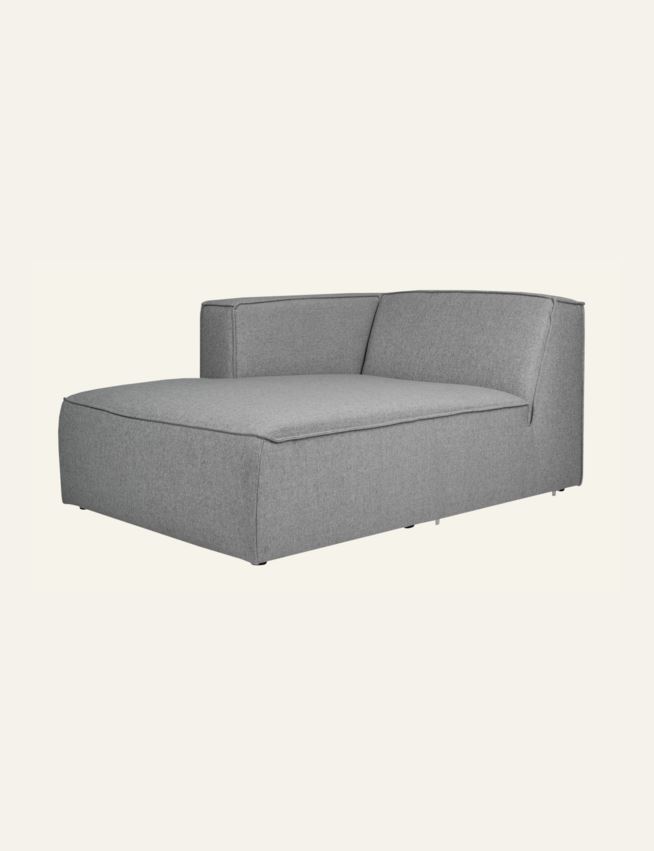 Modul schäslong vänster grå - 5