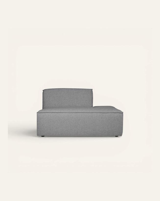 Modul öppen ände höger grå - 134x93x73 cm grå - 1