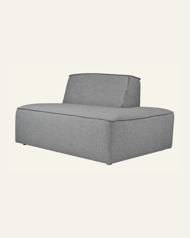 Modul öppen ände höger grå - 134x93x73 cm grå - 1