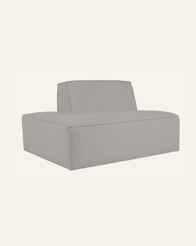 Modul öppen ände vänster grå - 134x93x73 cm grå - 1