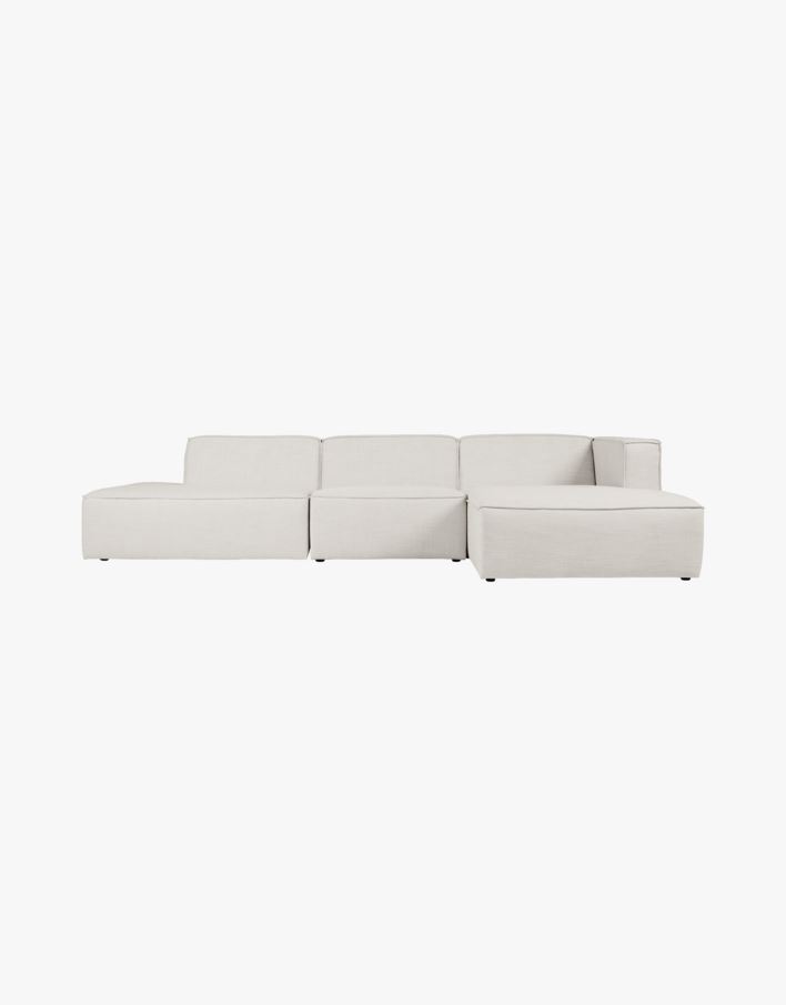 3 delar med öppen ände vänster natur - 153x338x73 cm natur - 1