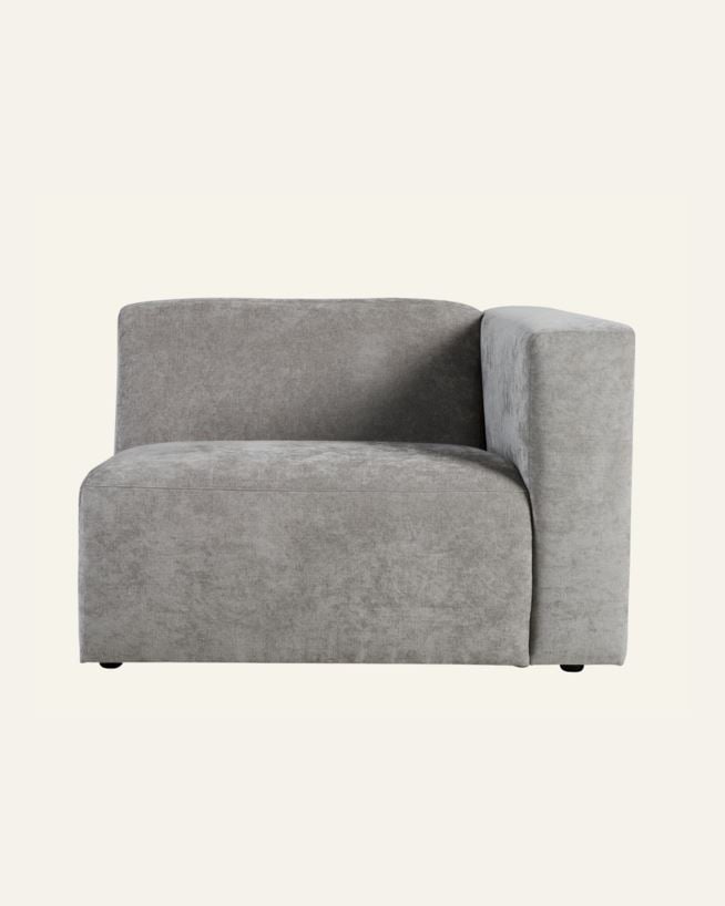 Modul 1,5-sits armstöd höger grå - 110x93x73 cm grå - 1