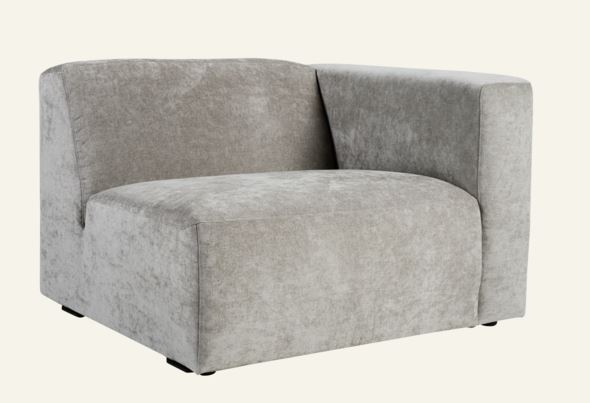 Modul 1,5-sits armstöd höger grå - 8