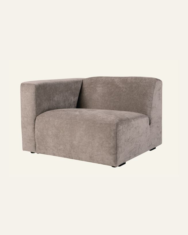 Modul 1,5-sits med vänster armstöd grå - 110x93x73 cm grå - 1