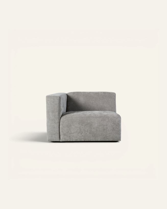 Modul 1,5-sits med vänster armstöd grå - 110x93x73 cm grå - 1