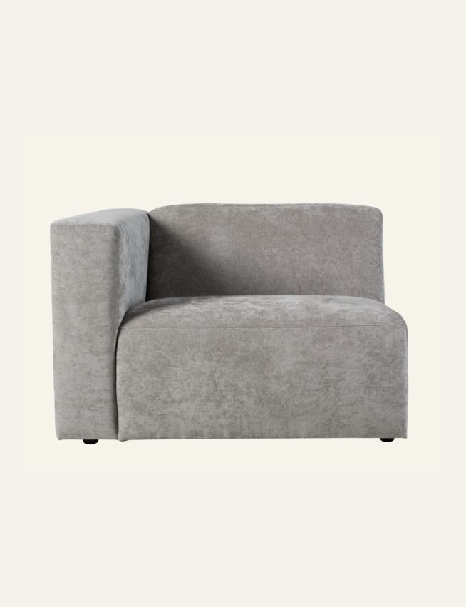 Modul 1,5-sits med vänster armstöd grå - 4