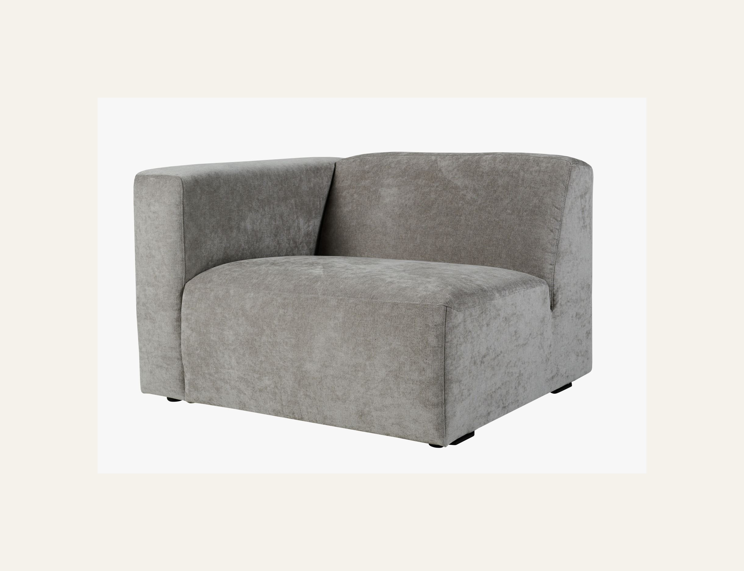 Modulsoffa 1,5 sits m/armstöd vänster grå - 3