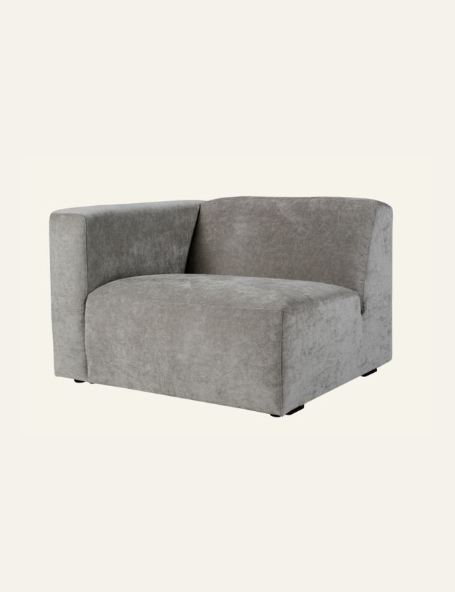 Modul 1,5-sits med vänster armstöd grå - 3