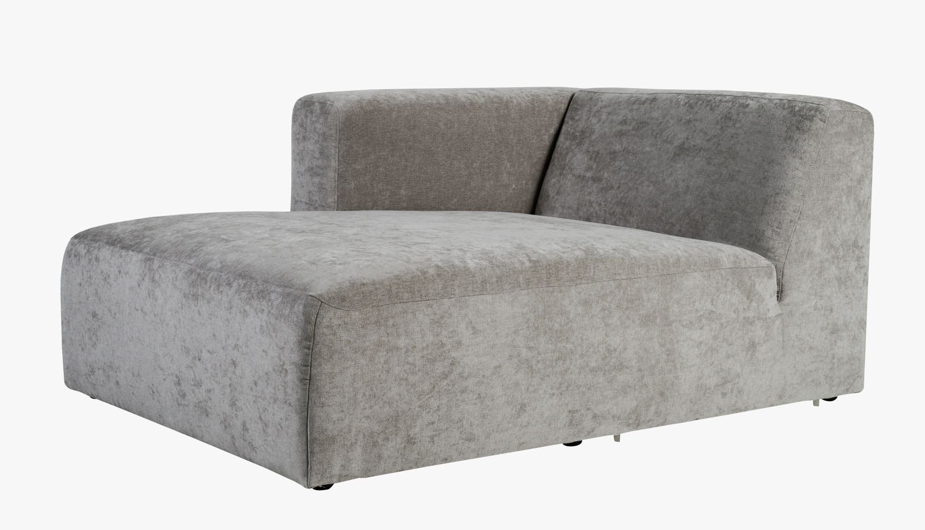 Modulsoffa schäslong vänster grå - 3