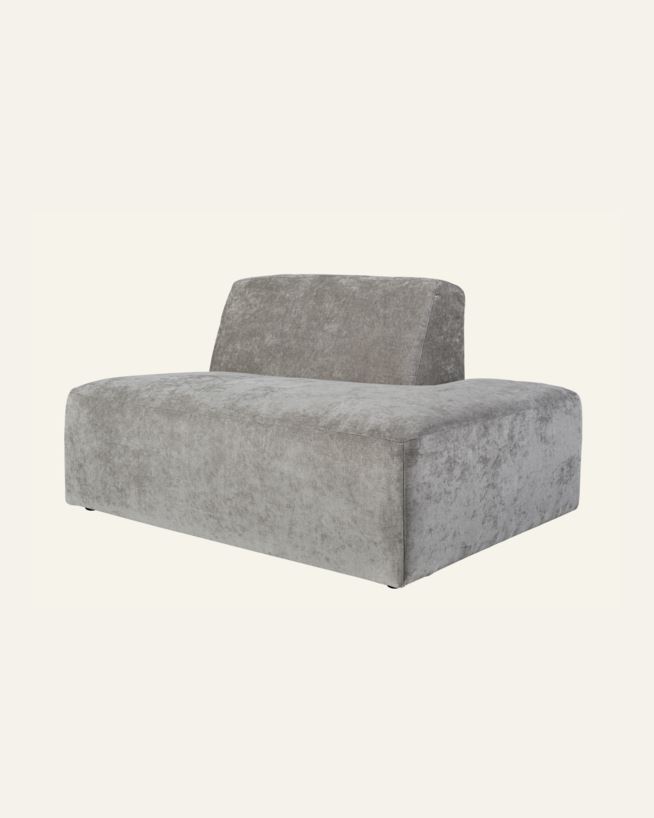 Modul öppen ände höger grå - 134x93x73 cm grå - 1