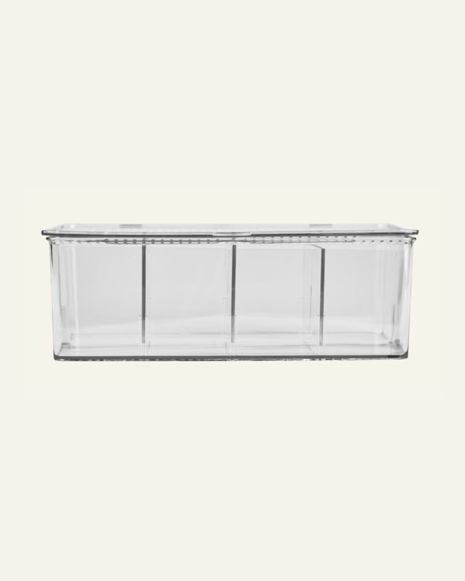 Förvaringslåda transparent - 17,3x27,5x9,5 cm transparent - 1