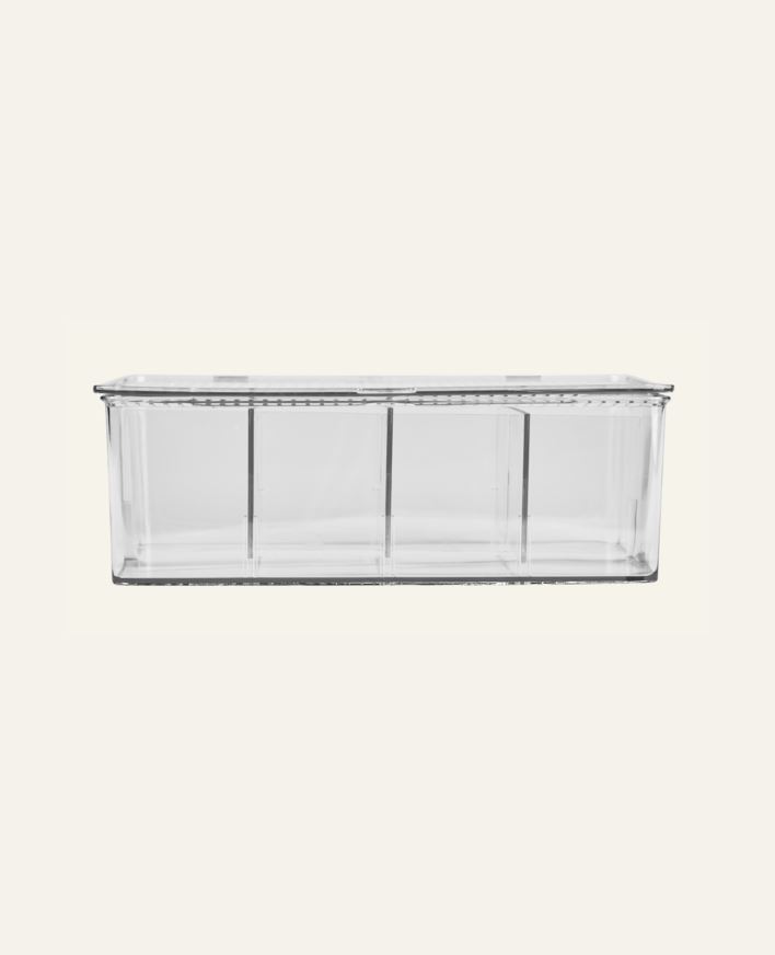 Förvaringslåda transparent - 17,3x27,5x9,5 cm transparent - 1