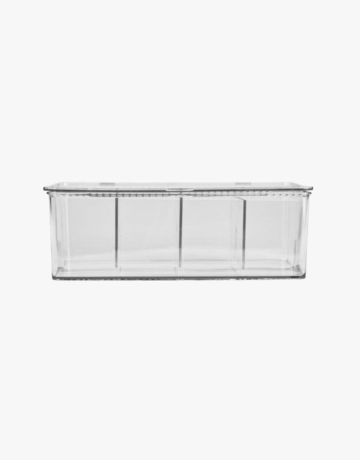 Förvaringslåda transparent - 17,3x27,5x9,5 cm transparent - 1