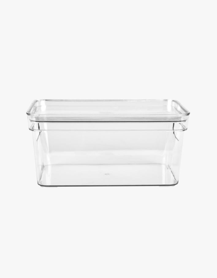Förvaringslåda transparent - 17x26x12 cm transparent - 1