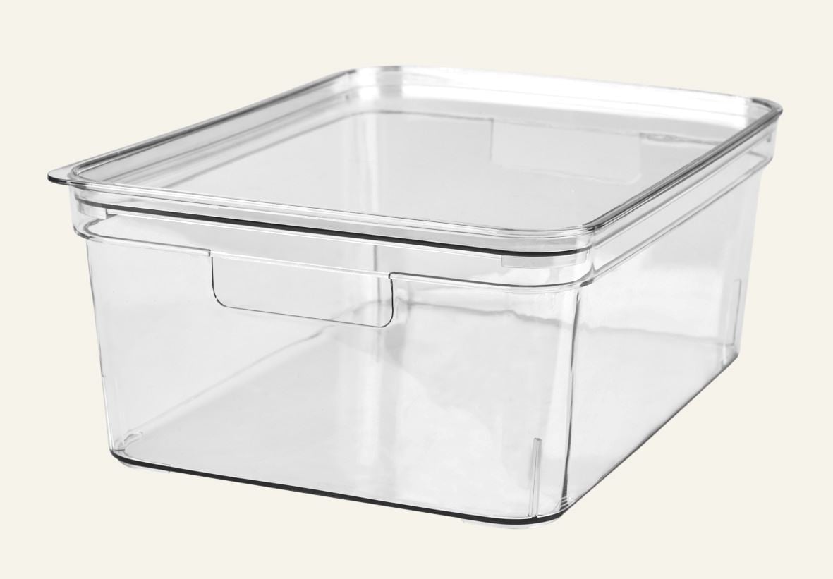 Förvaringslåda transparent - 10