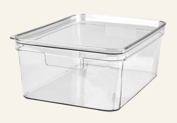 Förvaringslåda transparent - 10