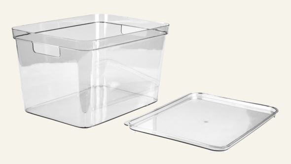 Förvaringslåda transparent - 9