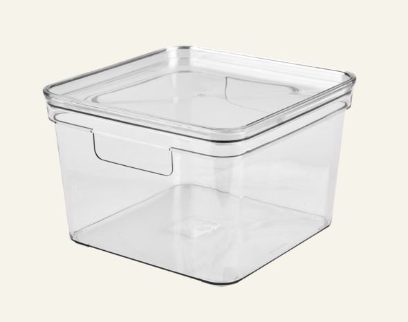 Förvaringslåda transparent - 10
