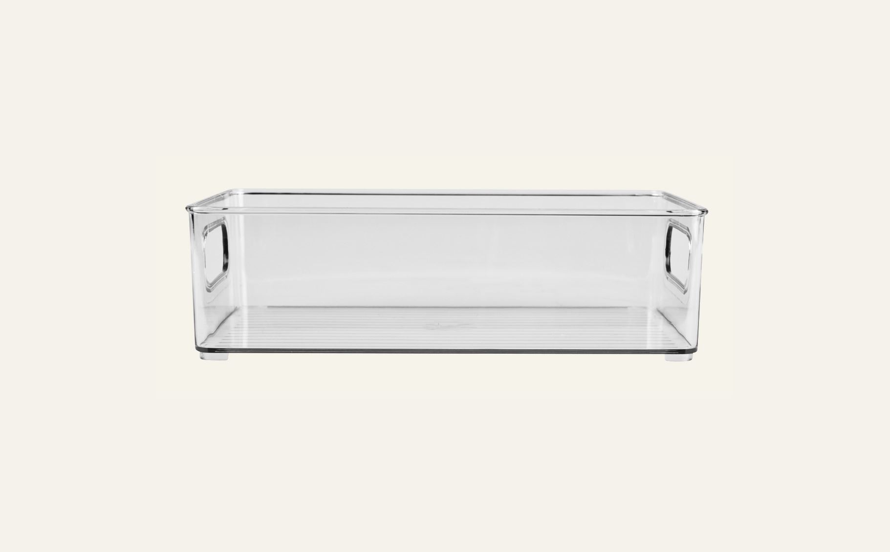 Stapelbar förvaringslåda transparent - 3