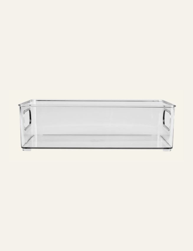 Stapelbar förvaringslåda transparent - 3