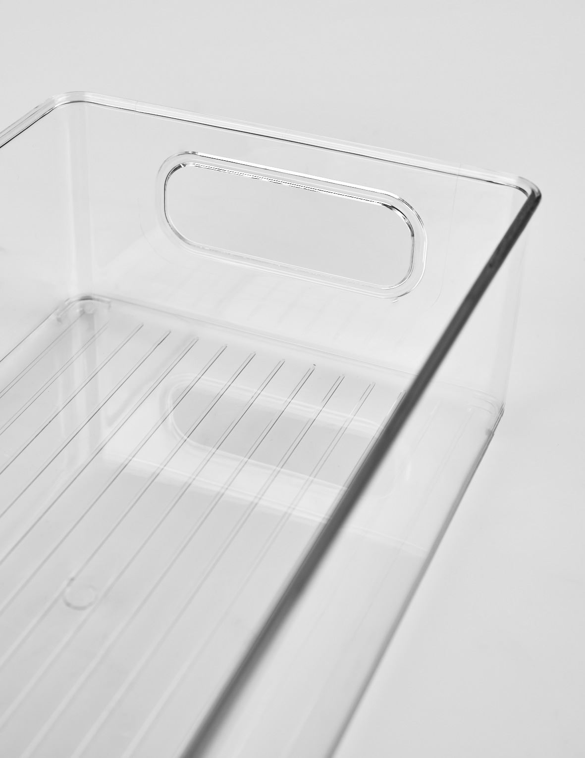 Stapelbar förvaringslåda transparent - 7