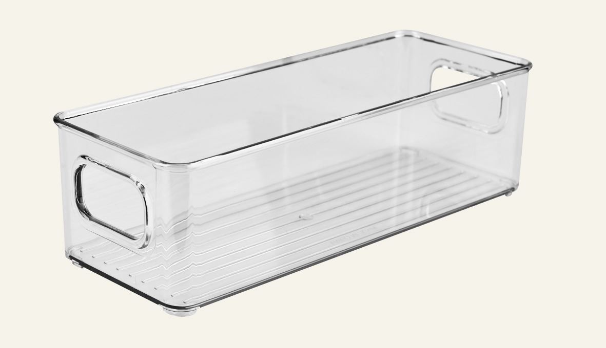 Stapelbar förvaringslåda transparent - 5