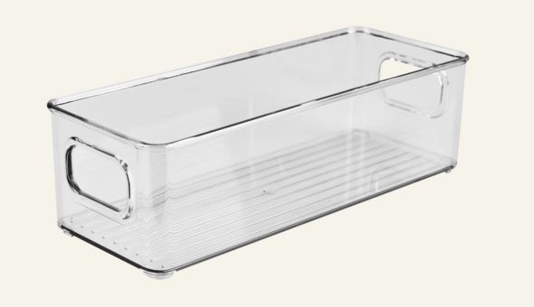 Stapelbar förvaringslåda transparent - 5