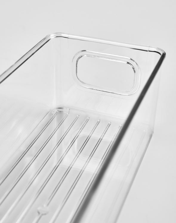 Stapelbar förvaringslåda transparent - 6