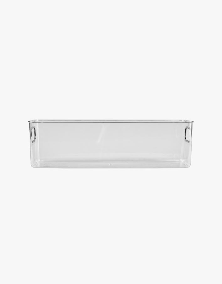 Smal förvaringslåda transparent - 10,9x35,2x10,5 cm transparent - 1