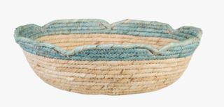 Oasis dekorationsskål ljusblå