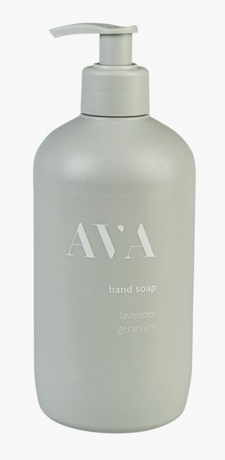 Ava Lavendel Geranium handtvål ljusgrön