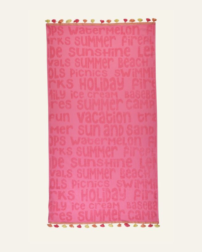 Badlakan ljusrosa - 80x150 cm ljusrosa - 1